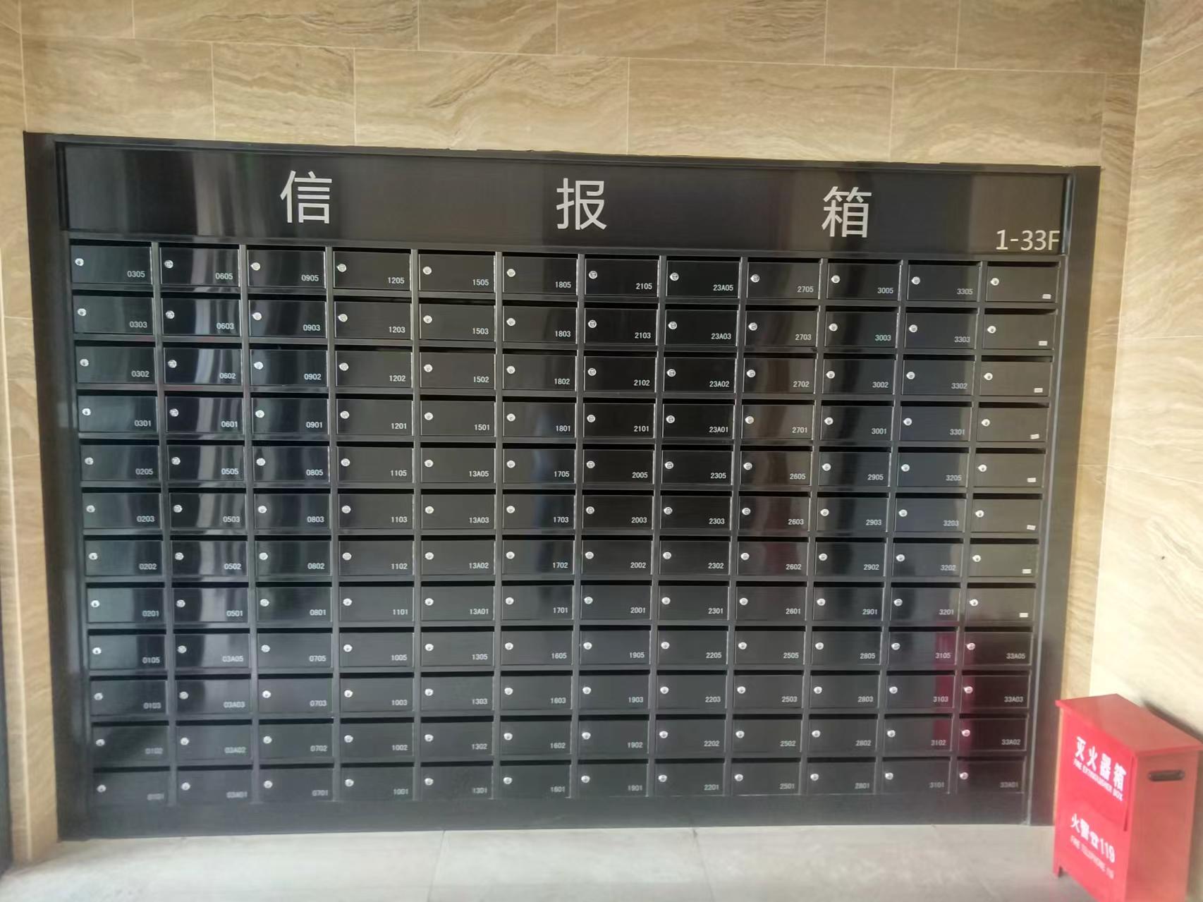 镶嵌式信报箱